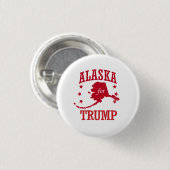 ALASKA FÜR DONALD TRUMP BUTTON (Vorne & Hinten)