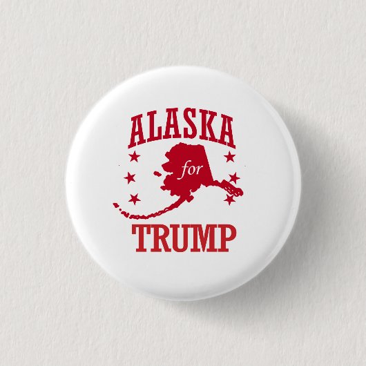 ALASKA FÜR DONALD TRUMP BUTTON (Vorderseite)