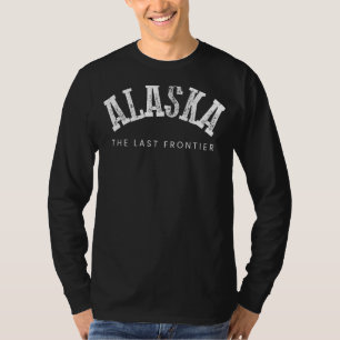Alaska für Frauen Grafik letzte Grenze Ak 2 T-Shirt