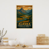 Alaska Gates of the Arctic V01 Poster (Küche)