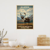Alaska Gates of the Arctic V03 Poster (Küche)
