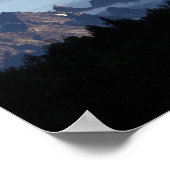 Alaska-Gebirge Denali-Foto Poster (Ecke)