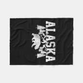 Alaska-Gebirge Wald Jagd Usa Fleecedecke (Vorderseite (Horizontal))