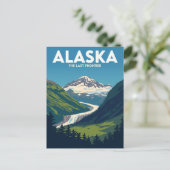 Alaska-Gebirgslandschaft Postkarte (Stehend Vorderseite)