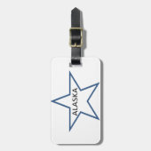 Alaska Gepäckanhänger (Vorderseite vertikal)