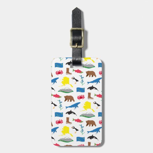 Alaska-Gepäcktag Gepäckanhänger (Vorderseite vertikal)