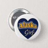 Alaska Girl Button (Vorne & Hinten)
