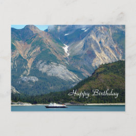 Alaska Glacier Bay Boat Foto Postkarte