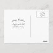 Alaska Glacier Bay Boat Foto Postkarte (Rückseite)