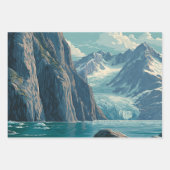 Alaska Glacier Bay Geschenkpapier Set (Vorderseite 2)