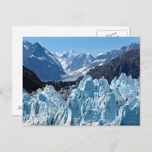 Alaska Glacier Bay Landscape Foto Postkarte (Vorne/Hinten)