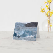 Alaska Glacier Blank Card Karte (Gelbe Blume)