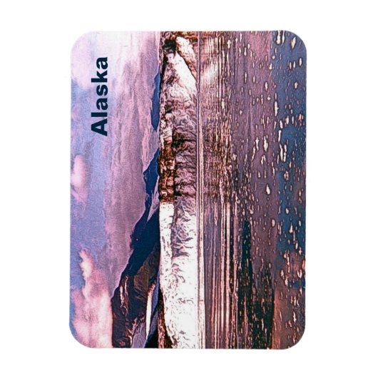 Alaska Glacier Magnet (Vertikal)