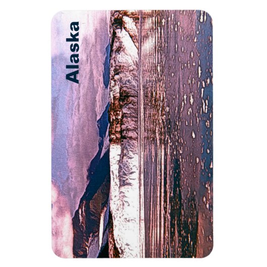 Alaska Glacier Magnet (Vertikal)