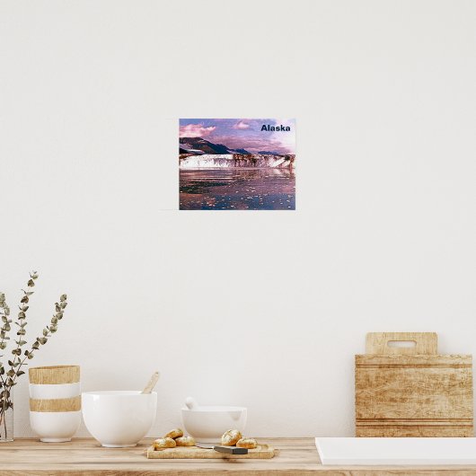 Alaska Glacier Poster (Küche)