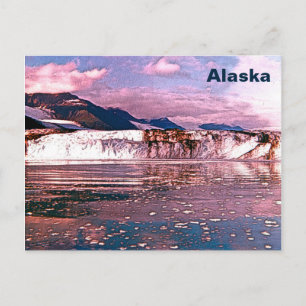 Alaska Glacier Postkarte