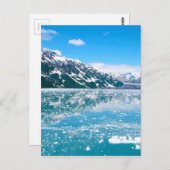 Alaska Glasier Postkarte (Vorne/Hinten)