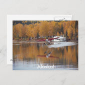 Alaska, Gleitschirm, Riverboat, Birnen im Herbst Postkarte (Vorne/Hinten)