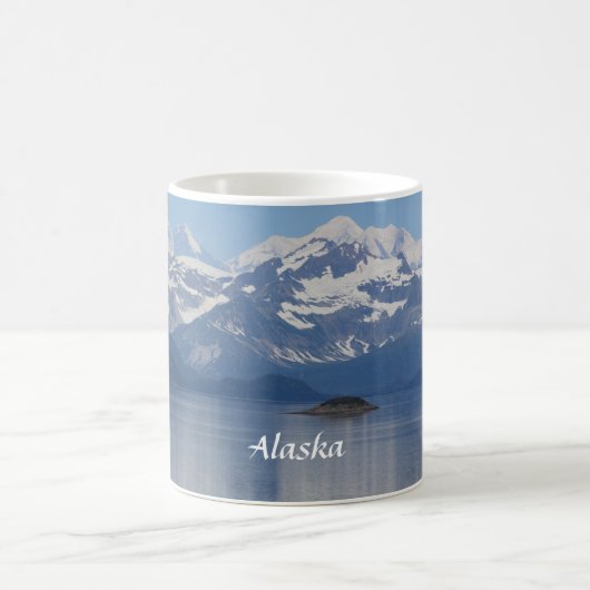 Alaska-Gletscher-Bucht-Tasse Kaffeetasse (Mittel)