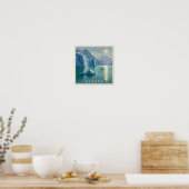 Alaska-Gletscherlandschaft Poster (Küche)
