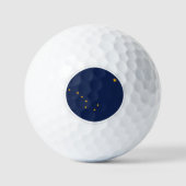 Alaska Golf Balls, Staatsflagge / Patrioten Golfball (Vorderseite)