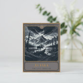 Alaska | Gothic Art Postkarte (Stehend Vorderseite)