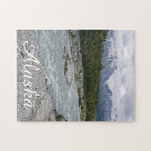 Alaska-Granit Nebenfluss-Puzzlespiel Puzzle (Horizontal)