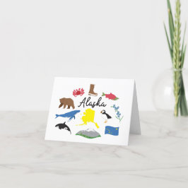 Alaska Greeting Card Feiertagskarte