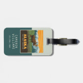 Alaska | GrenzElch Gepäckanhänger (Rückseite horizontal)