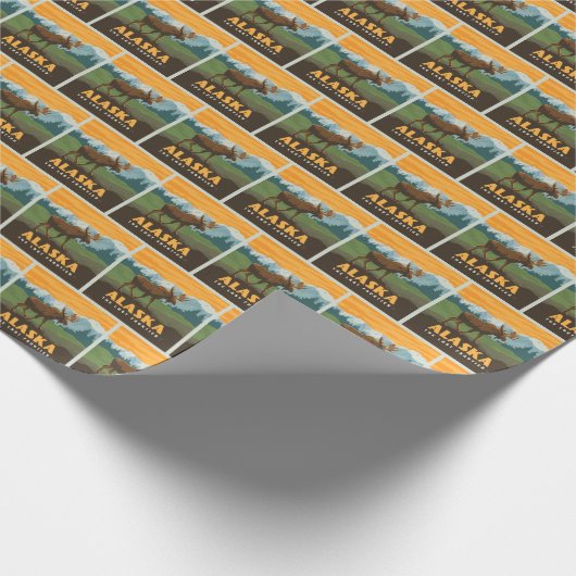 Alaska | GrenzElch Geschenkpapier (Ecke)