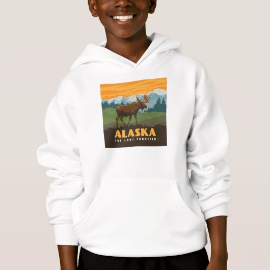 Alaska | GrenzElch Hoodie (Vorderseite)