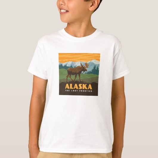 Alaska | GrenzElch T-Shirt (Vorderseite)