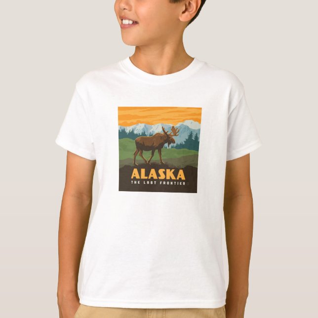 Alaska | GrenzElch T-Shirt (Vorderseite)