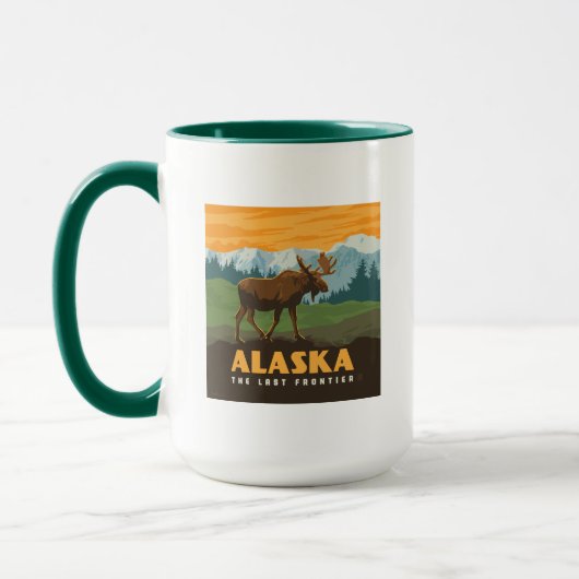 Alaska | GrenzElch Tasse (Links)