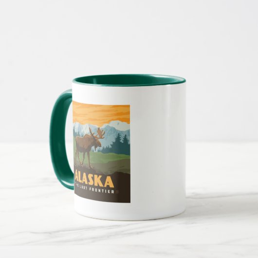 Alaska | GrenzElch Tasse (Vorderseite Links)