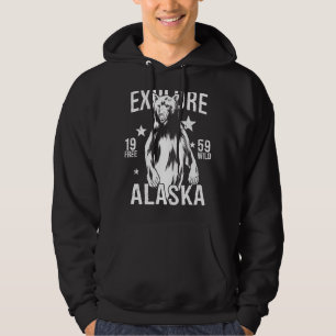 Alaska Grizzly Bear Hoodie