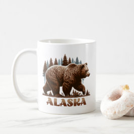 Alaska Grizzly Bear Kaffeetasse