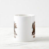 Alaska Grizzly Bear Kaffeetasse (Mittel)