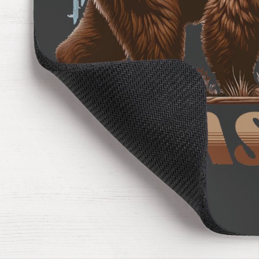 Alaska Grizzly Bear Mousepad (Ecke)