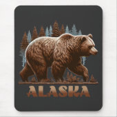Alaska Grizzly Bear Mousepad (Vorne)