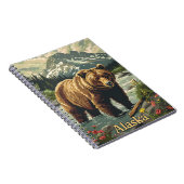 Alaska Grizzly Bear Notizblock (Rechte Seite)