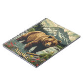 Alaska Grizzly Bear Notizblock (Linke Seite)