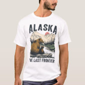 Alaska Grizzly Family Frontier T-Shirt (Vorderseite)