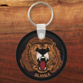 Alaska Grizzly Schlüsselanhänger (Vorderseite)