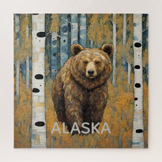 Alaska-Grizzlybär  Puzzle (Vertikal)