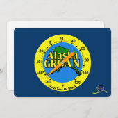 Alaska Groan Thermometer Feiertagskarte (Vorne/Hinten)
