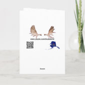 Alaska Groan Thermometer Feiertagskarte (Rückseite)