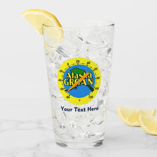 Alaska Groan Thermometer Glas (Vorderseite Ice)