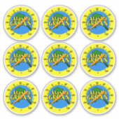 Alaska Groan Thermometer Sticker (Vorderseite)