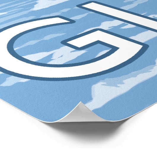 Alaska - Große Gletscherszene Poster (Ecke)